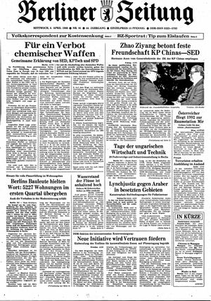 Berliner Zeitung Online-Archiv on Apr 6, 1988