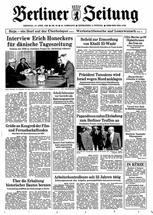 Berliner Zeitung Online-Archiv on Apr 19, 1988