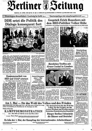 Berliner Zeitung Online-Archiv on Apr 29, 1988