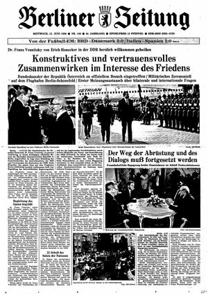 Berliner Zeitung Online-Archiv vom 15.06.1988