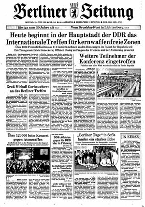 Berliner Zeitung Online-Archiv vom 20.06.1988