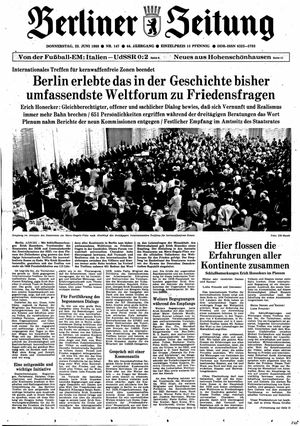 Berliner Zeitung Online-Archiv vom 23.06.1988