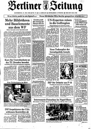 Berliner Zeitung Online-Archiv vom 21.07.1988