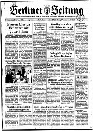 Berliner Zeitung Online-Archiv vom 24.10.1988