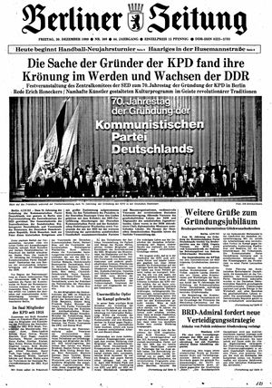 Berliner Zeitung Online-Archiv vom 30.12.1988
