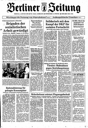 Berliner Zeitung Online-Archiv vom 06.01.1989