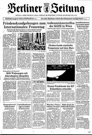 Berliner Zeitung Online-Archiv vom 06.03.1989