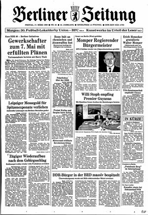 Berliner Zeitung Online-Archiv vom 17.03.1989