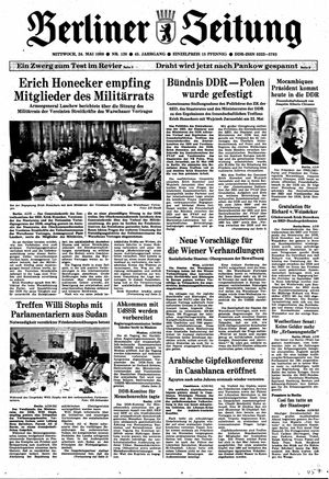 Berliner Zeitung Online-Archiv vom 24.05.1989