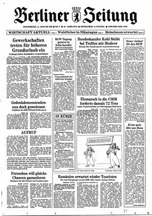 Berliner Zeitung Online-Archiv vom 11.01.1990