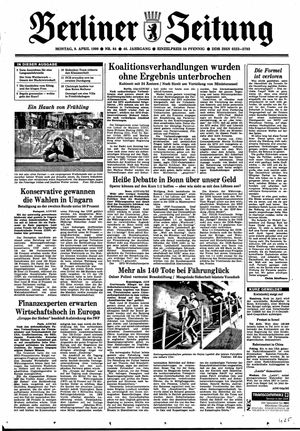 Berliner Zeitung Online-Archiv vom 09.04.1990
