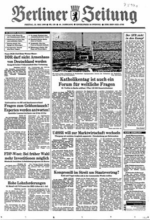 Berliner Zeitung Online-Archiv vom 25.05.1990