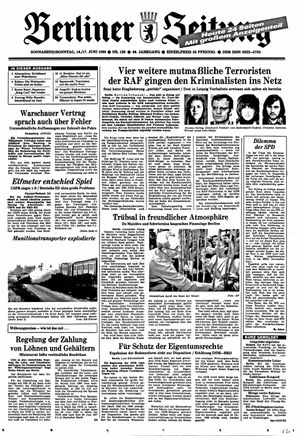 Berliner Zeitung Online-Archiv vom 16.06.1990