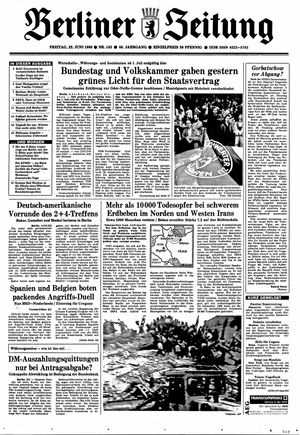 Berliner Zeitung Online-Archiv vom 22.06.1990
