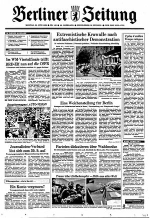 Berliner Zeitung Online-Archiv vom 25.06.1990