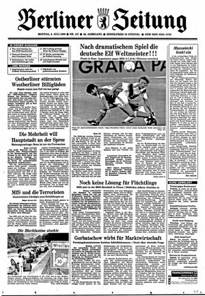 Berliner Zeitung Online-Archiv vom 09.07.1990