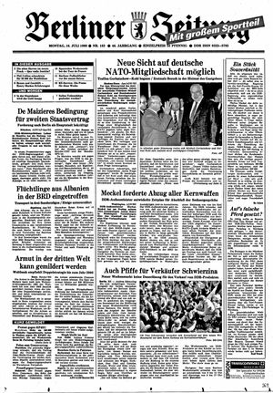 Berliner Zeitung Online-Archiv vom 16.07.1990