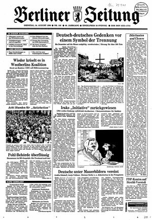 Berliner Zeitung Online-Archiv vom 14.08.1990