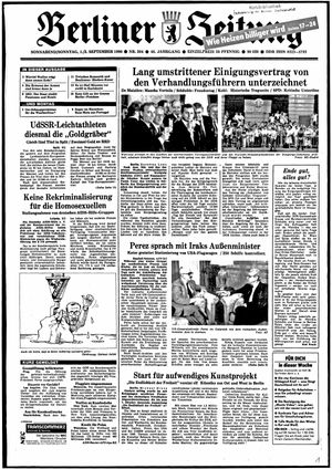 Berliner Zeitung Online-Archiv vom 01.09.1990