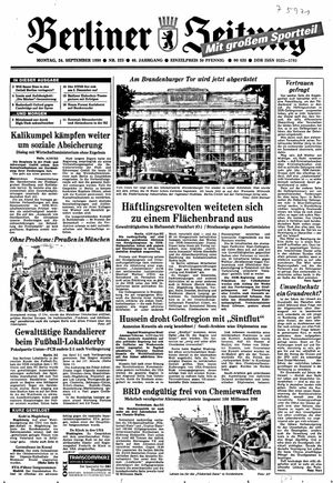 Berliner Zeitung Online-Archiv vom 24.09.1990
