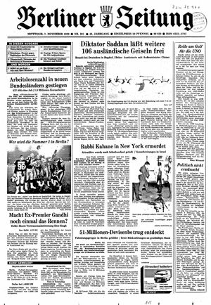 Berliner Zeitung Online-Archiv vom 07.11.1990