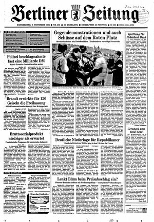 Berliner Zeitung Online-Archiv vom 08.11.1990