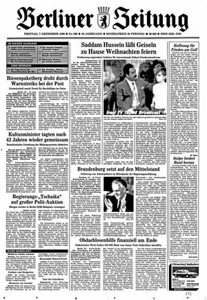 Berliner Zeitung Online-Archiv vom 07.12.1990