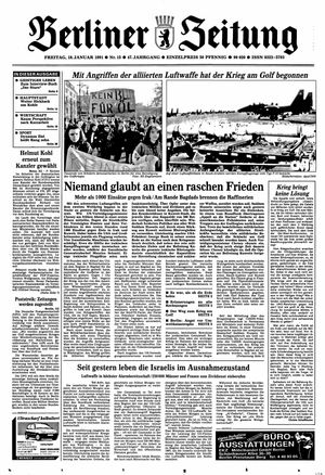 Berliner Zeitung Online-Archiv vom 18.01.1991