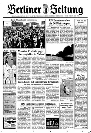Berliner Zeitung Online-Archiv vom 28.01.1991
