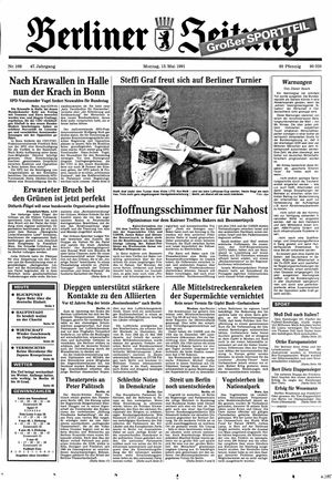 Berliner Zeitung Online-Archiv on May 13, 1991