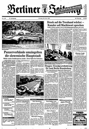 Berliner Zeitung Online-Archiv vom 28.06.1991