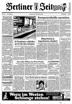 Berliner Zeitung Online-Archiv on Nov 7, 1991