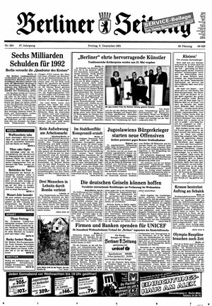 Berliner Zeitung Online-Archiv vom 06.12.1991