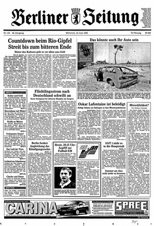 Berliner Zeitung Online-Archiv vom 10.06.1992