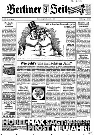 Berliner Zeitung Online-Archiv vom 31.12.1992