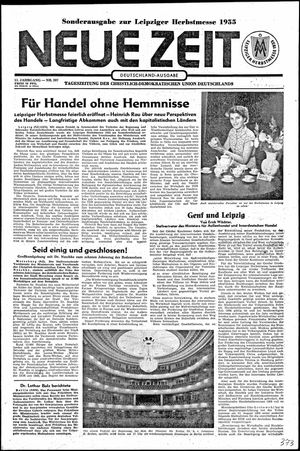 Neue Zeit Online-Archiv vom 04.09.1955