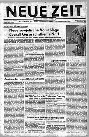 Neue Zeit Online-Archiv on Dec 15, 1957