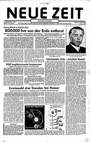 Neue Zeit Online-Archiv vom 07.01.1959
