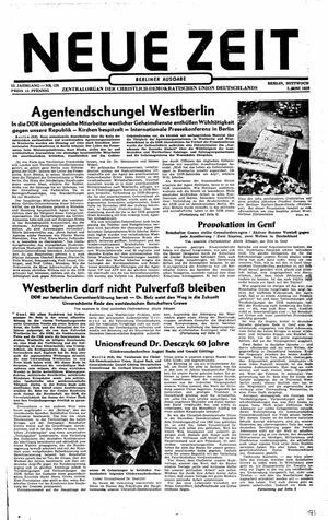Neue Zeit Online-Archiv vom 03.06.1959