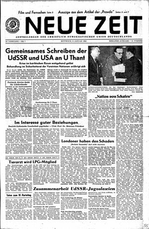Neue Zeit Online-Archiv on Jan 9, 1963