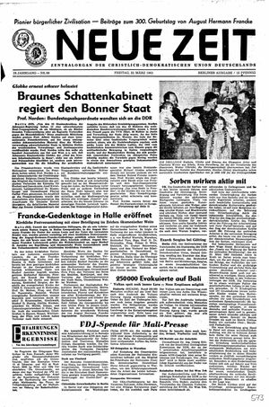 Neue Zeit Online-Archiv vom 22.03.1963