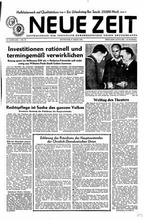 Neue Zeit Online-Archiv vom 27.03.1963