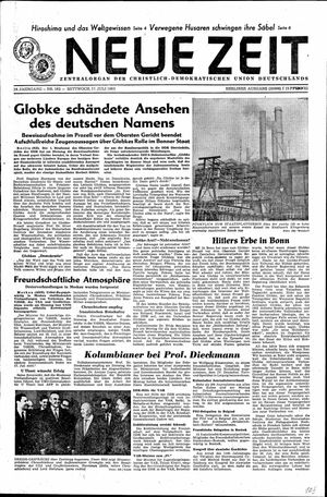 Neue Zeit Online-Archiv vom 17.07.1963