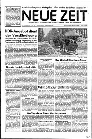 Neue Zeit Online-Archiv vom 17.12.1963