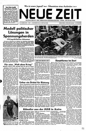 Neue Zeit Online-Archiv vom 09.01.1964