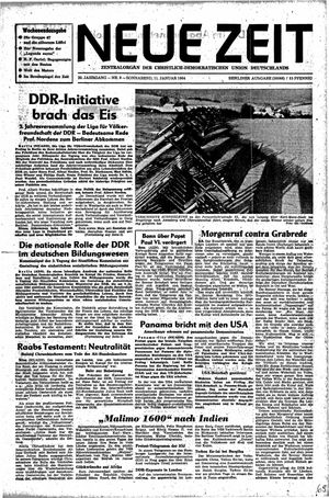 Neue Zeit Online-Archiv vom 11.01.1964