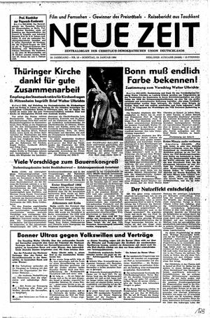 Neue Zeit Online-Archiv vom 19.01.1964