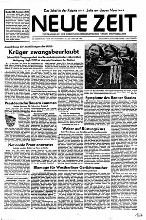 Neue Zeit Online-Archiv on Jan 23, 1964