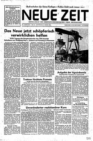 Neue Zeit Online-Archiv vom 18.03.1964
