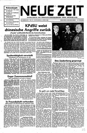 Neue Zeit Online-Archiv vom 04.04.1964